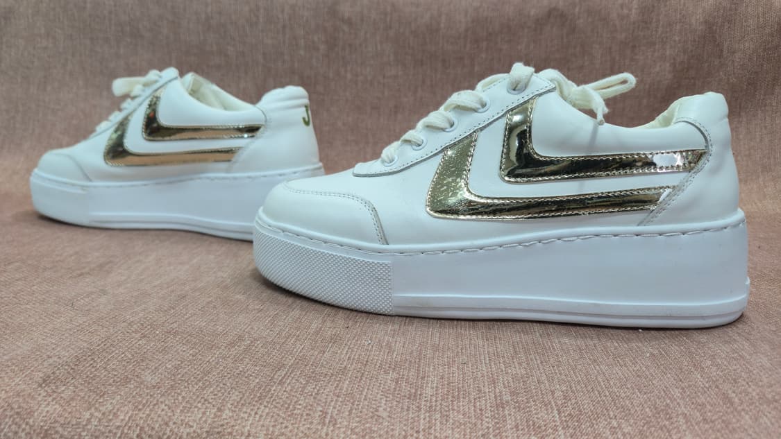 조슈아 일회착 250mm- 키높이 천연소가죽 리버티 플랫폼 스니커즈 상품이미지4