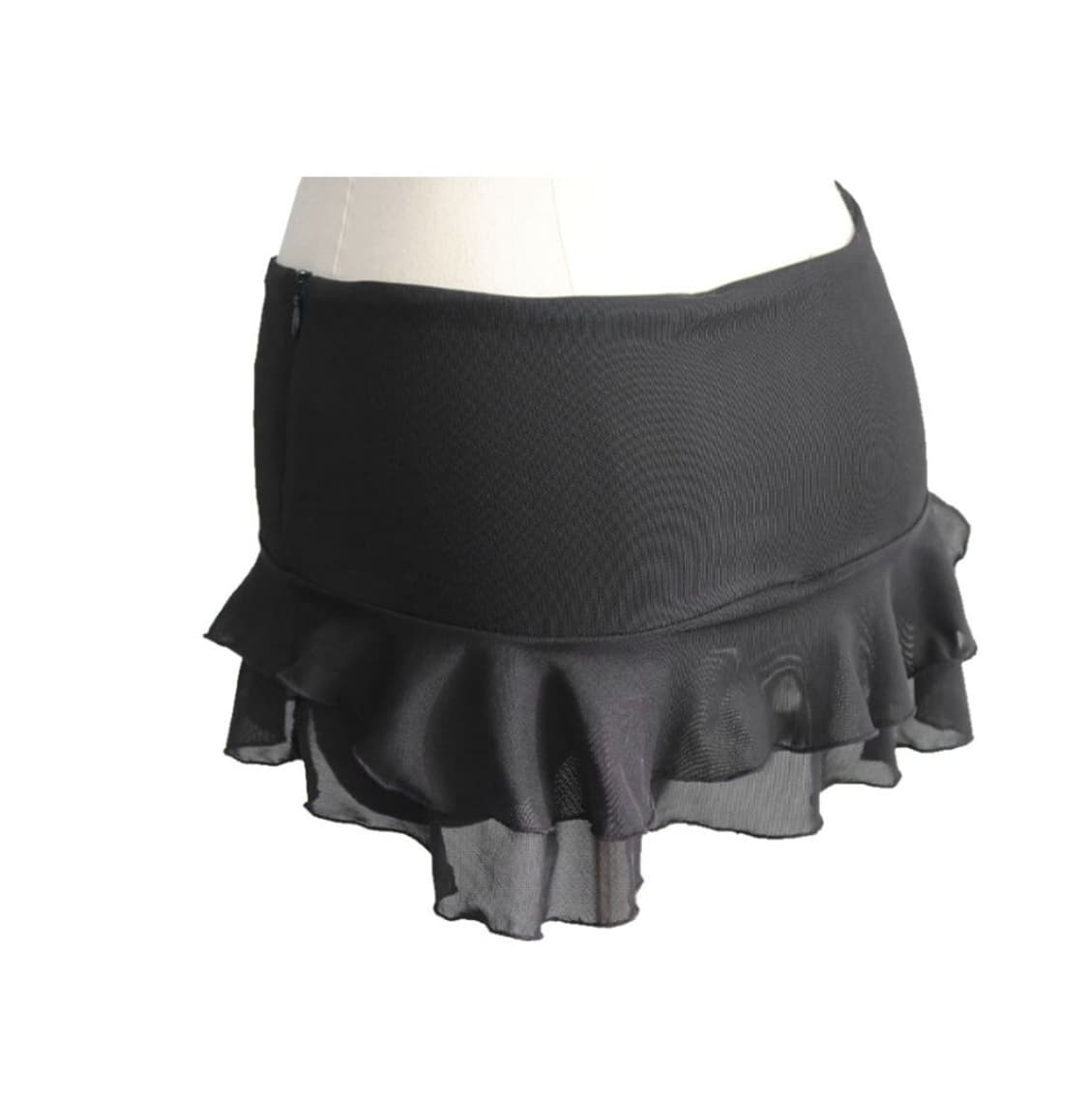 Garter frill skirt (black) / S SIZE 상품이미지2