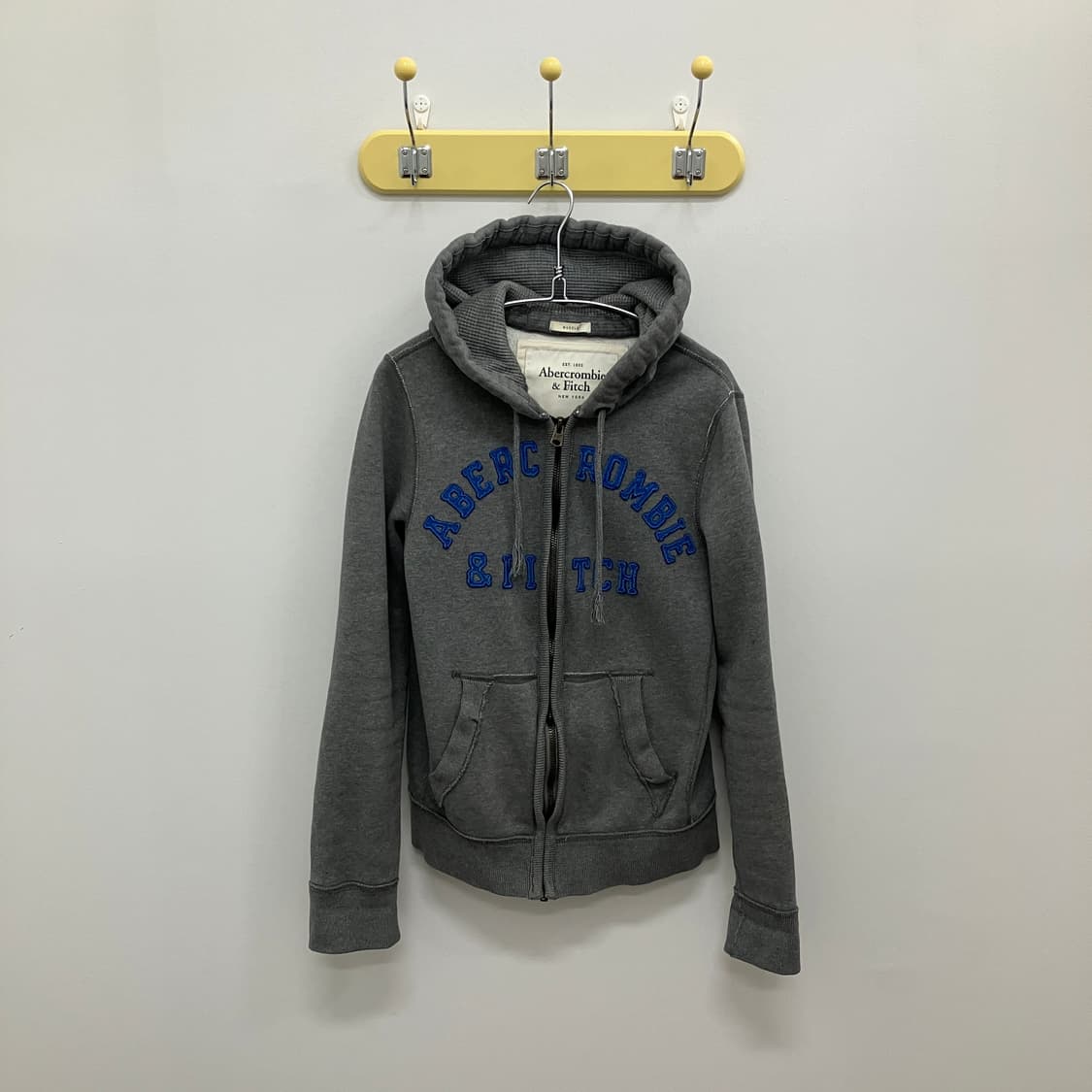 아베크롬비 그레이 후드집업 헤비코튼 상품이미지1