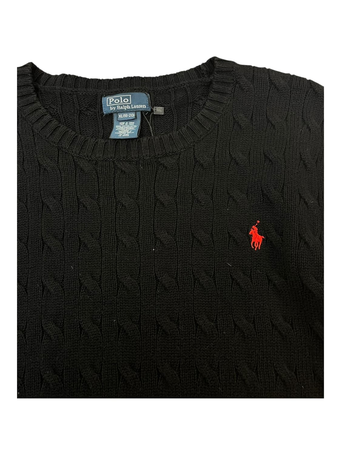 폴로 랄프로렌 니트 블랙 XL #csz1743 상품이미지4