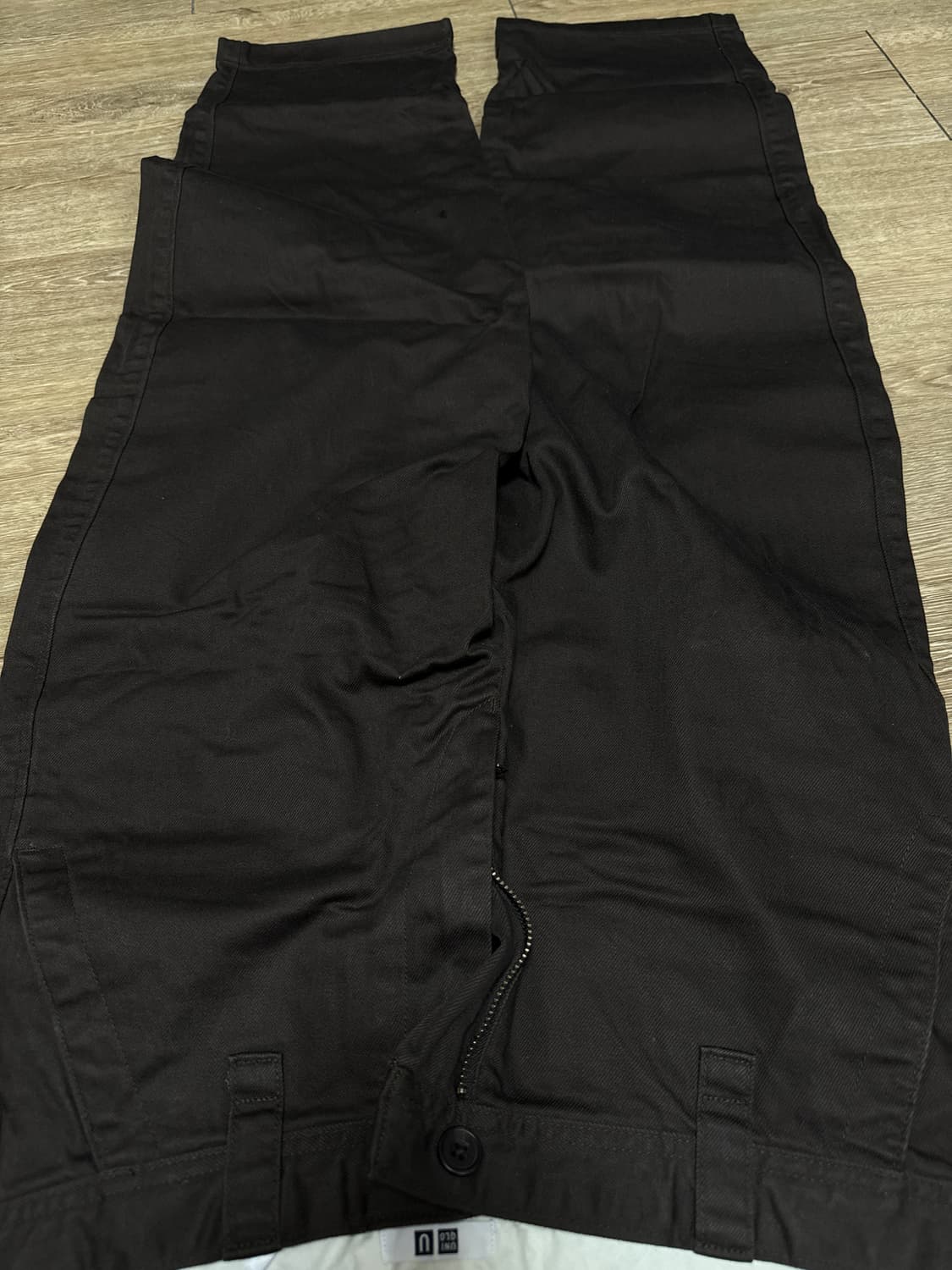 유니클로 U 와이드핏치노팬츠 76 브라운 상품이미지1