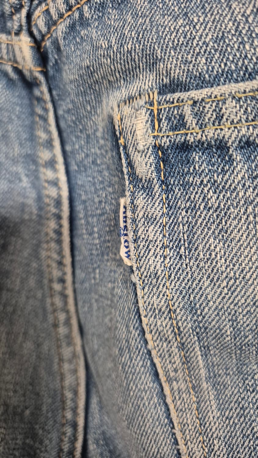 오어슬로우 105 데님 1사이즈 워싱진 상품이미지3
