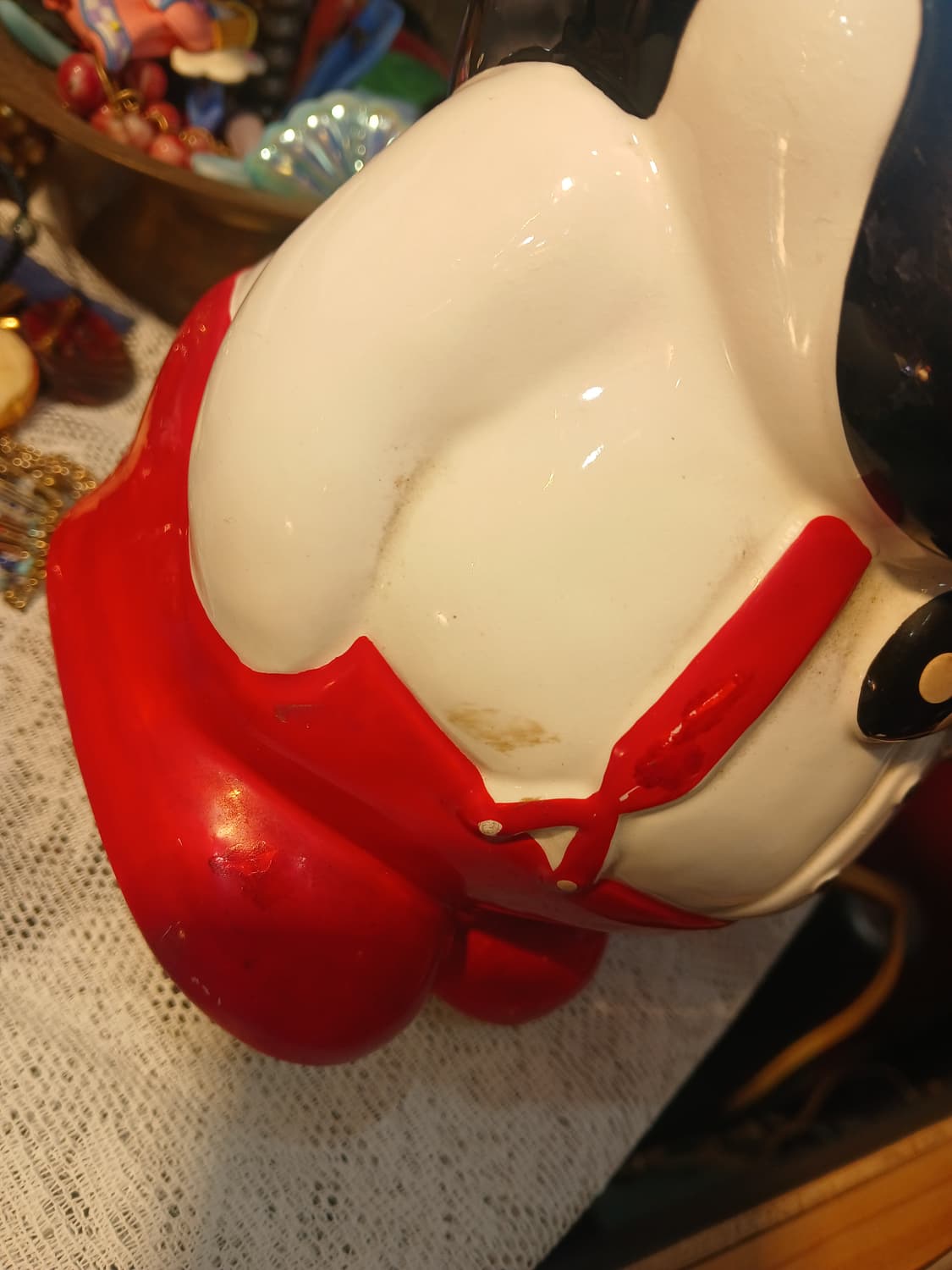 80s빈티지 도자기 탁상  조명 상품이미지3