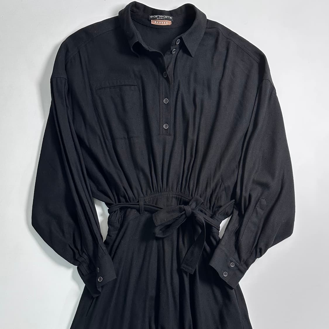 네헤라 린넨 벨티드 원피스 상품이미지1