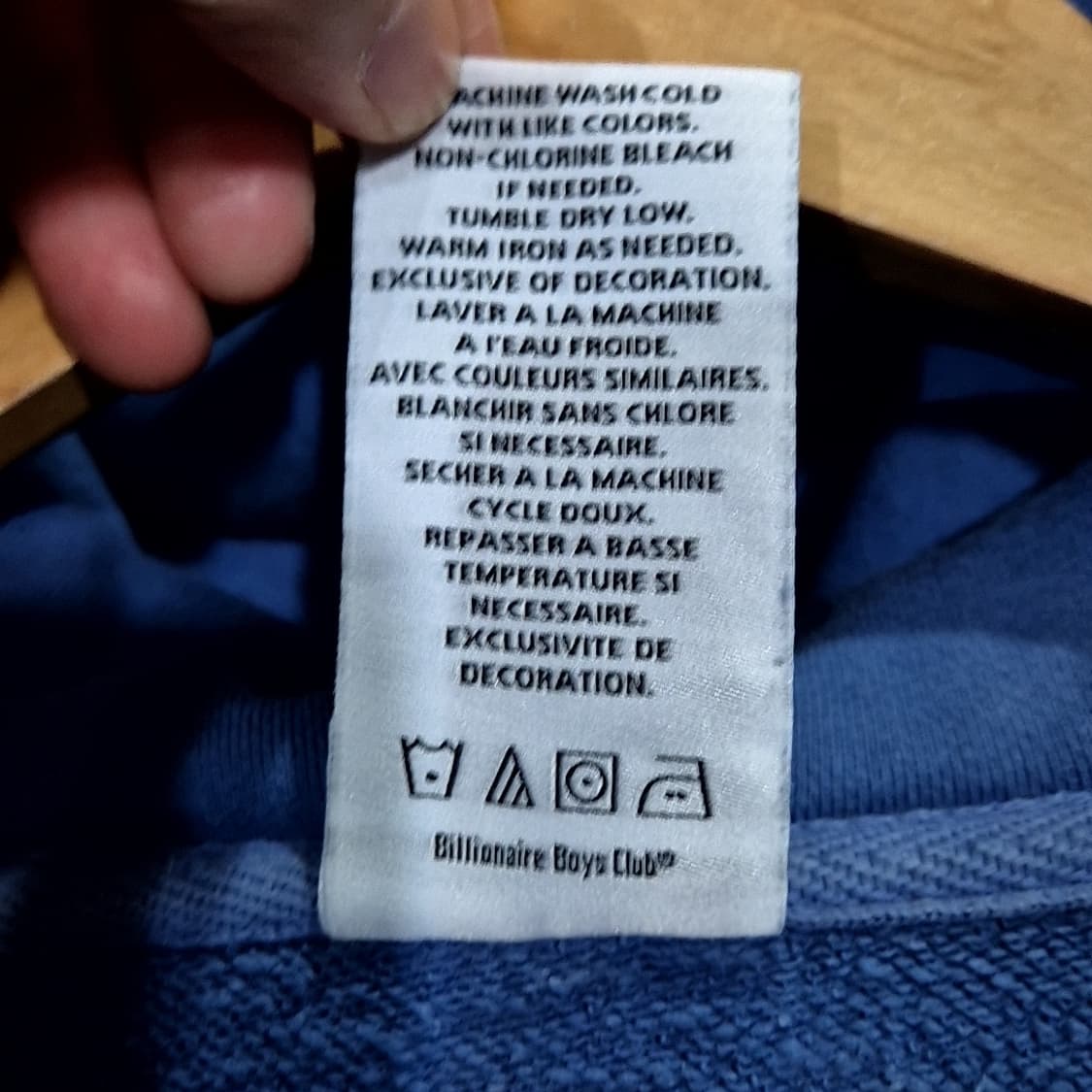 빌리네어보이즈클럽 빅로고 후드티 상품이미지7