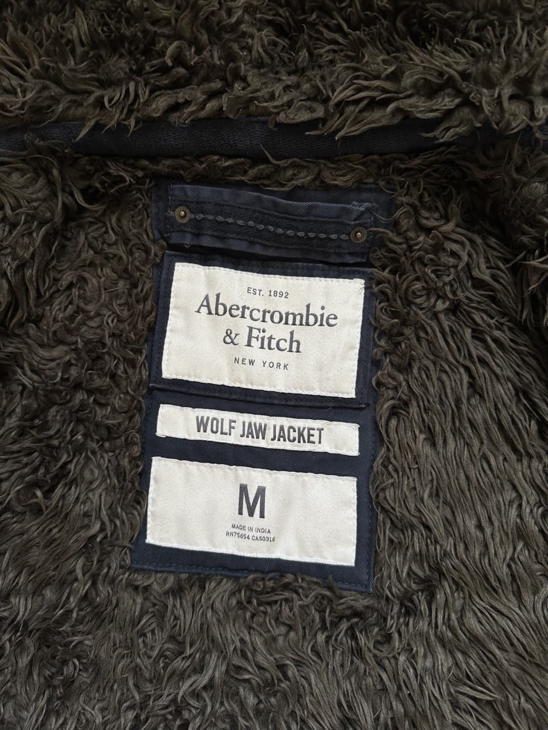 아베크롬비 & 피치 울프 죠 후드집업 상품이미지3