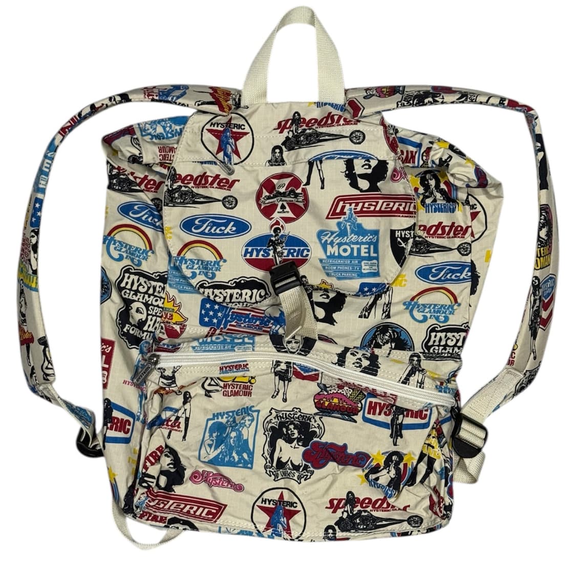 히스테릭 글래머 아카이브 아이코닉 패턴 대형 백팩 가방 상품이미지1