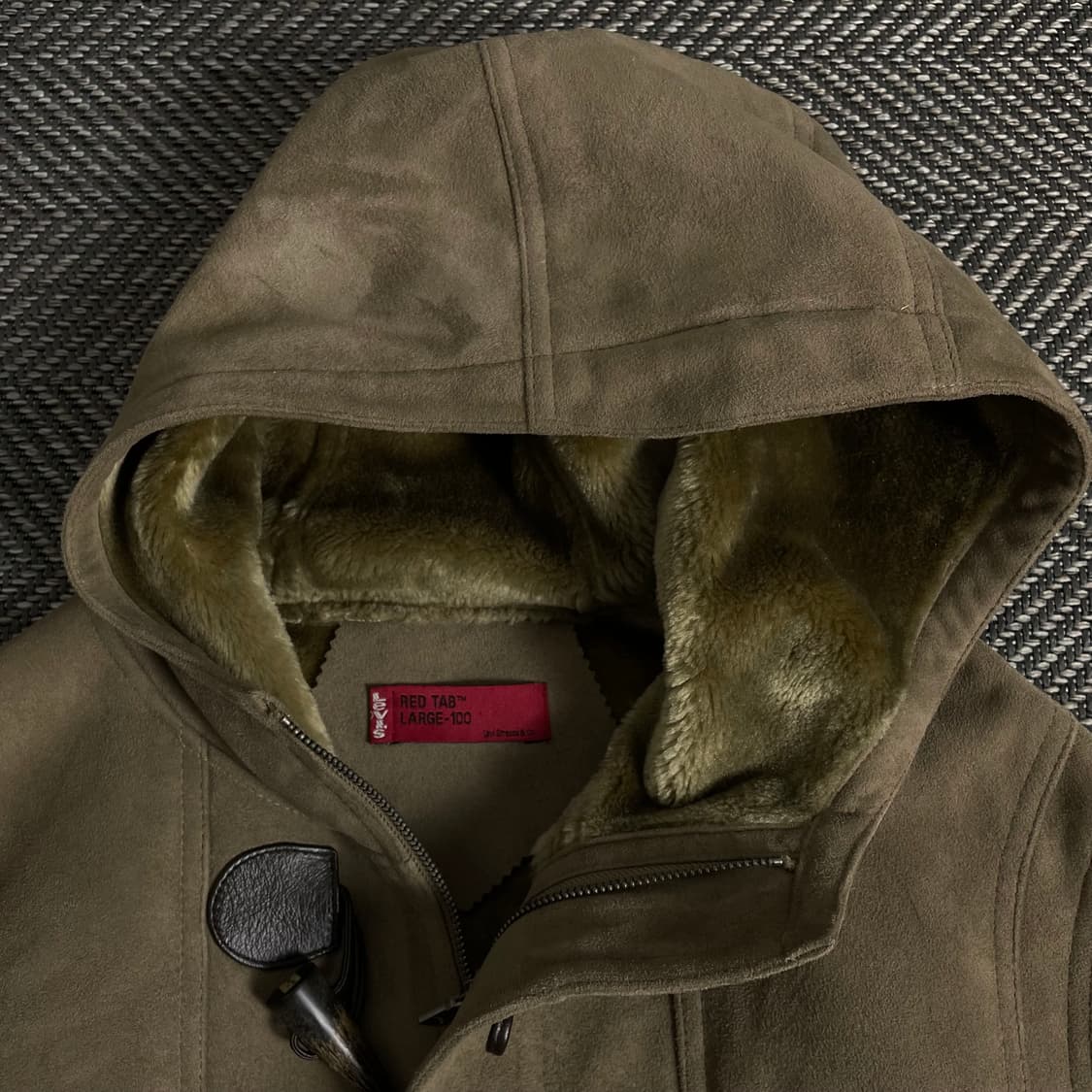 리바이스 오리지날 스웨이드 더플 롱 코트y 2961 상품이미지5