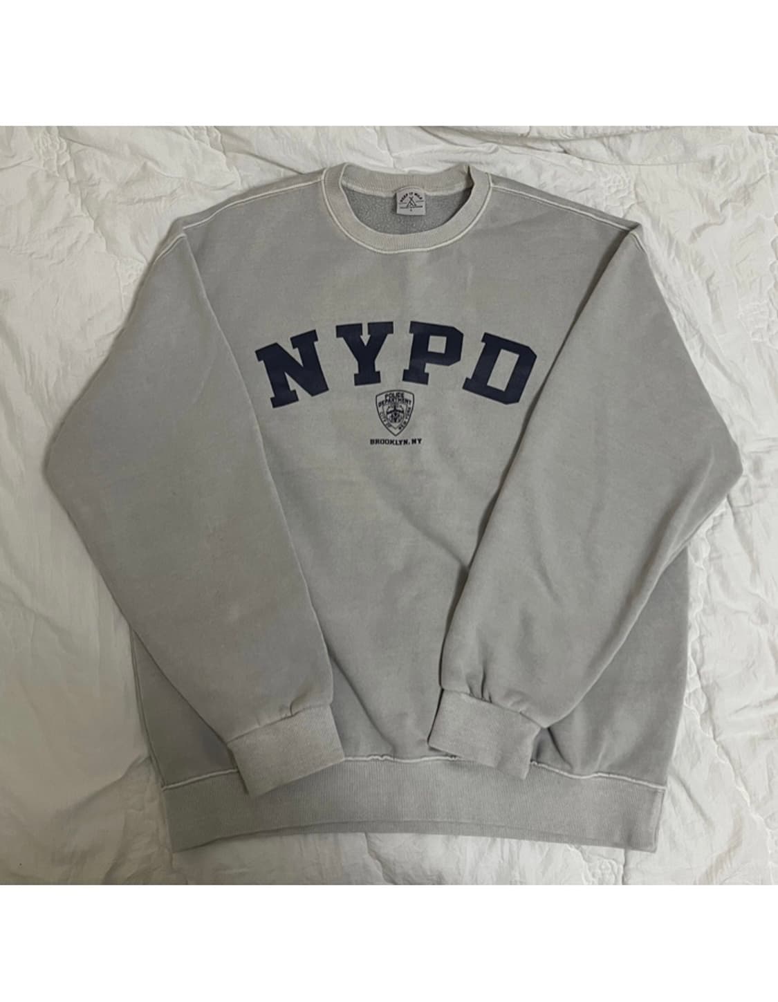 트래블 피그먼트 기모 맨투맨 상품이미지1