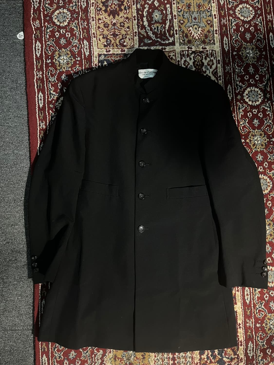 Comme des garcons 테일러드 스탠카라 코트 자켓 상품이미지1