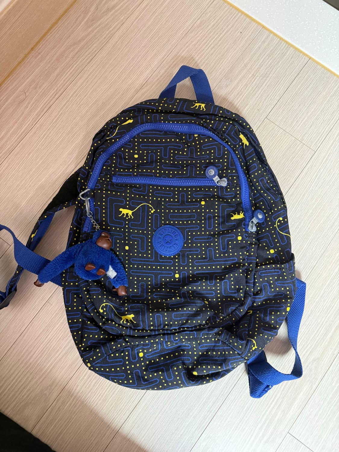 키플링 패턴 백팩 상품이미지1