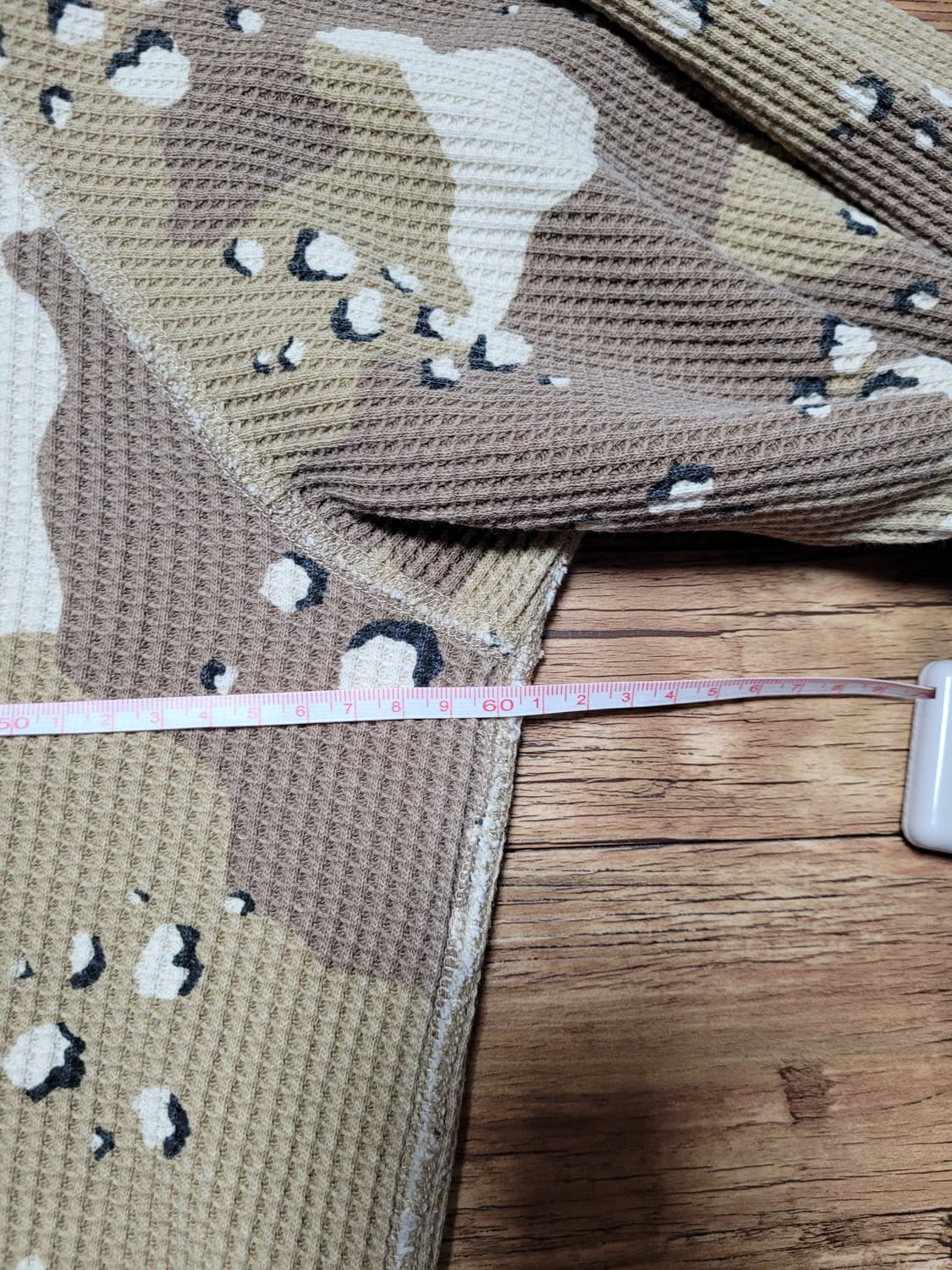 스투시 써멀 와플 롱슬리브 데저트 카모 xl 상품이미지7