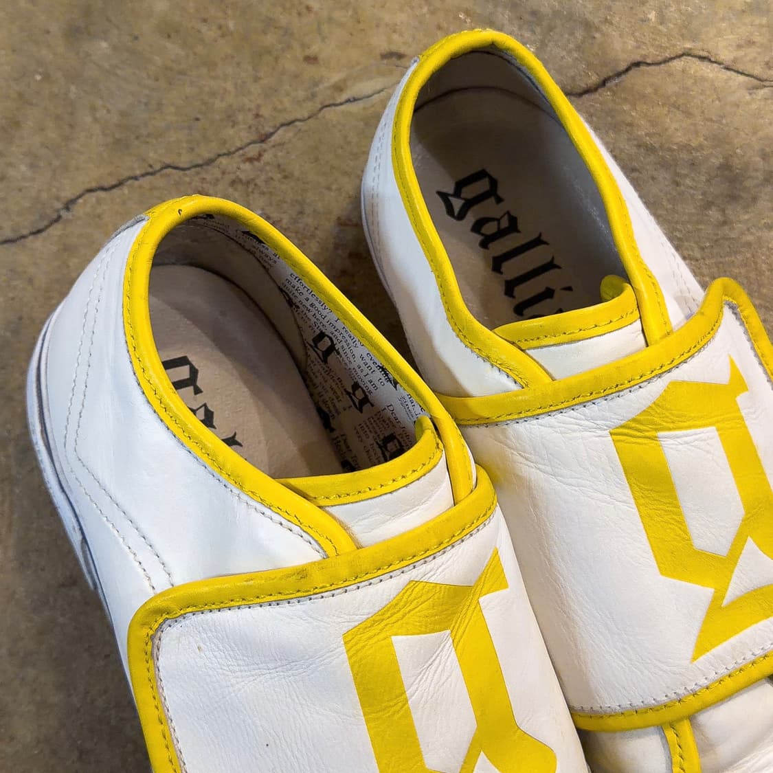 존갈리아노 레더 벨크로 스니커즈 상품이미지6