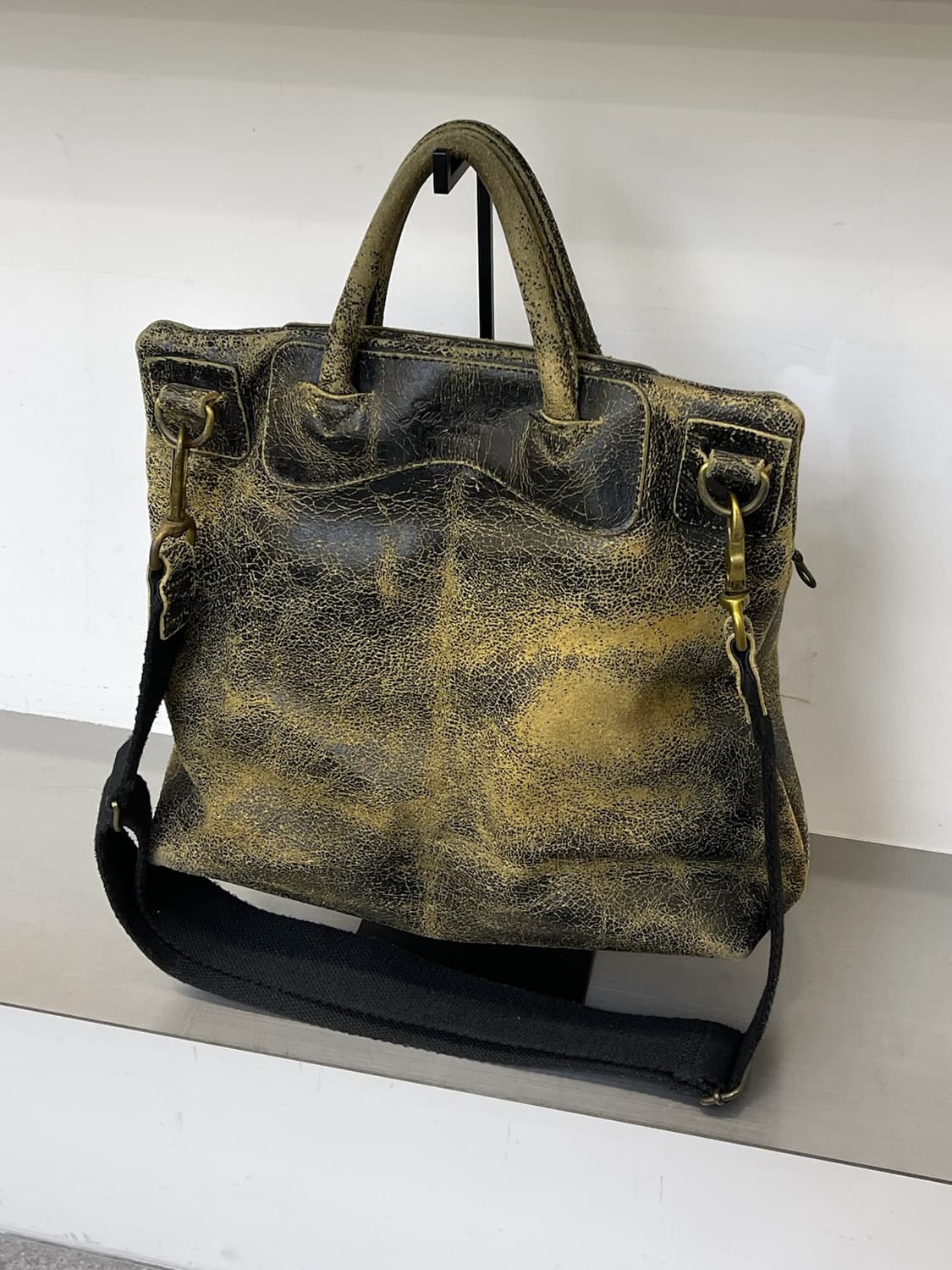 Jas M.B 런던 투웨이 크랙 레더 백 상품이미지4