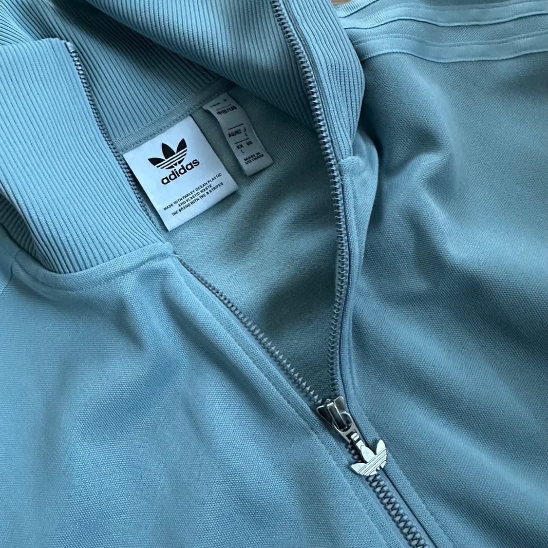 아디다스 하늘색 스카이블루 트랙탑 져지 집업 트레이닝 상품이미지2