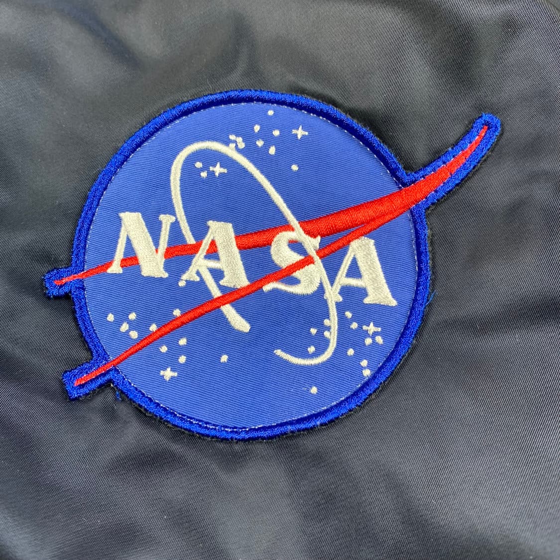 알파인더스트리 나사 패치 MA-1 항공점퍼 네이비  상품이미지4