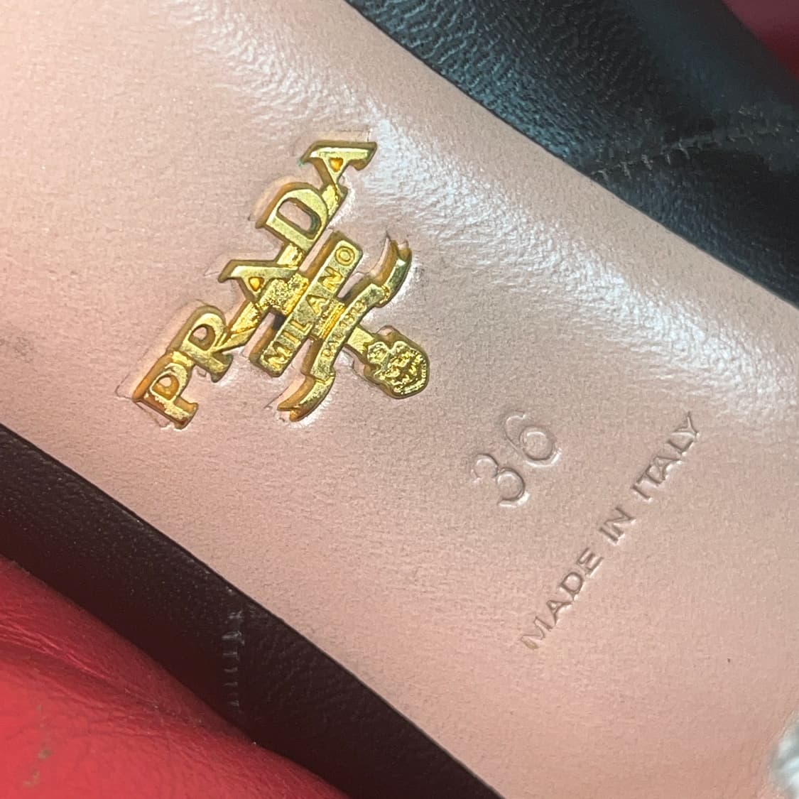 새상품) 프라다 빈티지 양가죽 롱부츠 상품이미지4