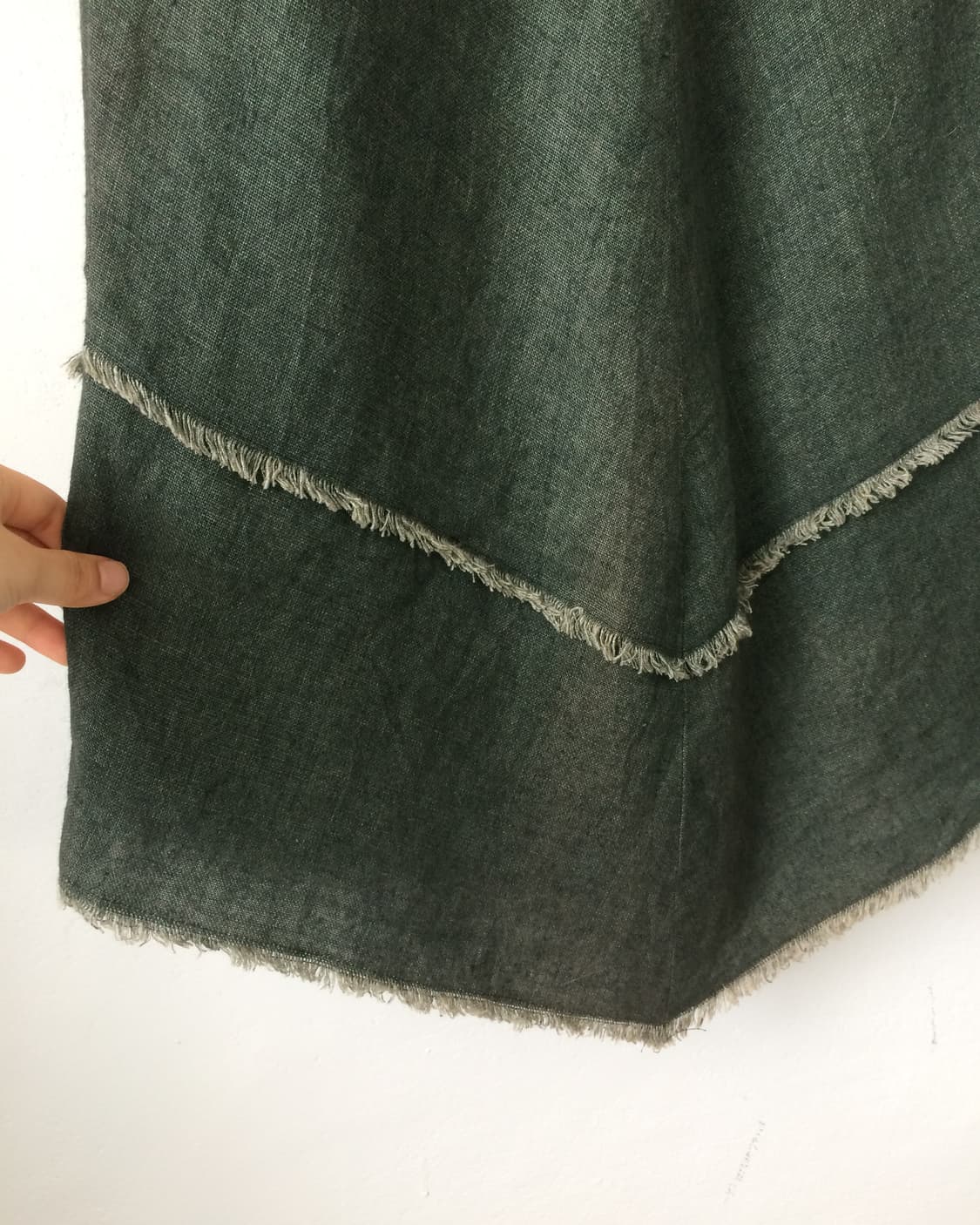 Fringe point western mood long skirt 상품이미지4