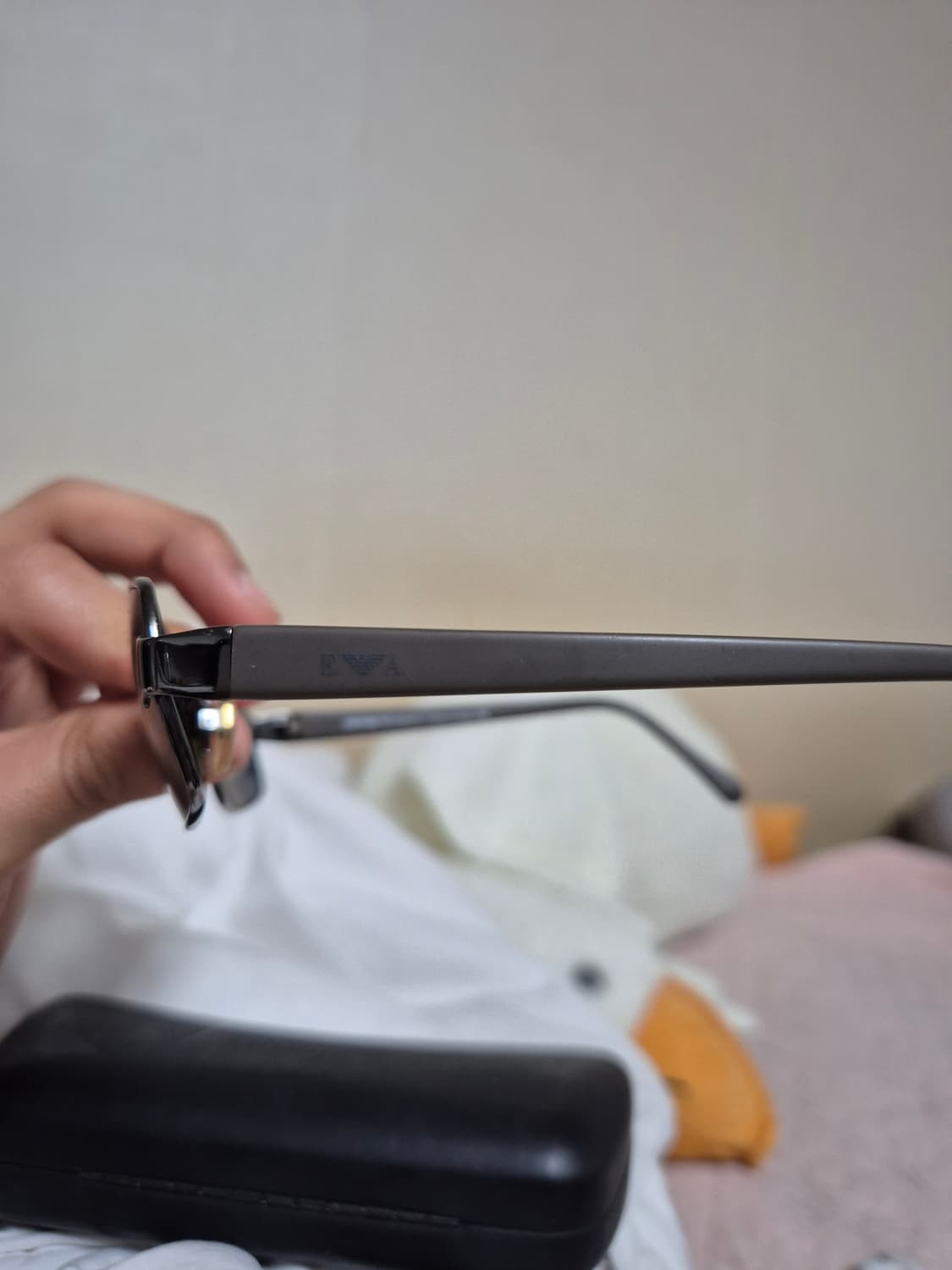 90-00's 임페리오 아르마니 Emporio Armani 블랙 선글라스 상품이미지2