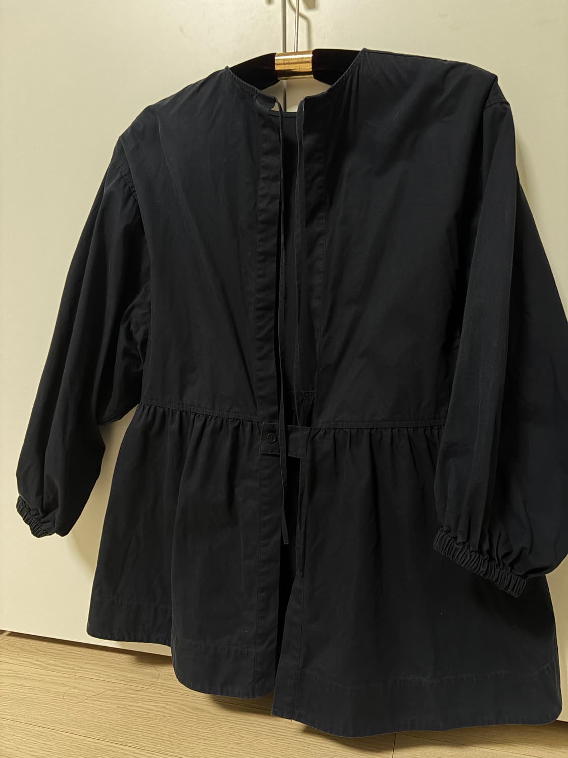 COS 오픈백 튜닉 탑 네이비 32사이즈 상품이미지6