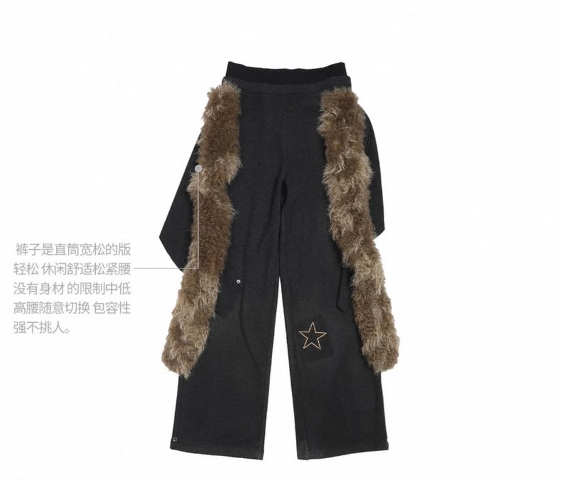 JIKOO 지쿠 셋업 상하이 중국 갸루 정품 악마 뿔 후드집업 팬츠 m 상품이미지7