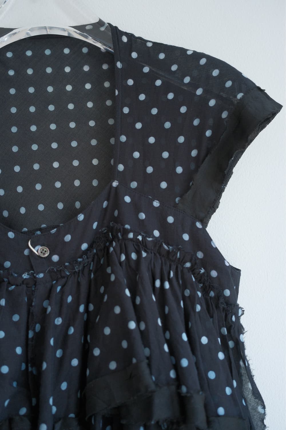 Blue dot frill dress 상품이미지4