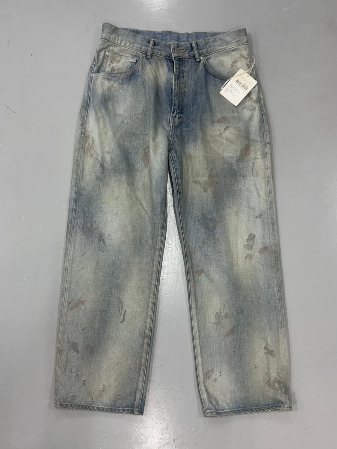 안셀름 셀비지 데님 스트레이트 5p 데님팬츠 인디고 3size 상품이미지3