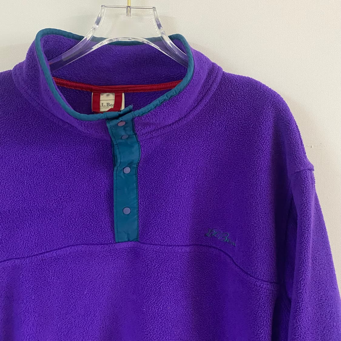 🌊LLBEAN fleece Snap-T 상품이미지3