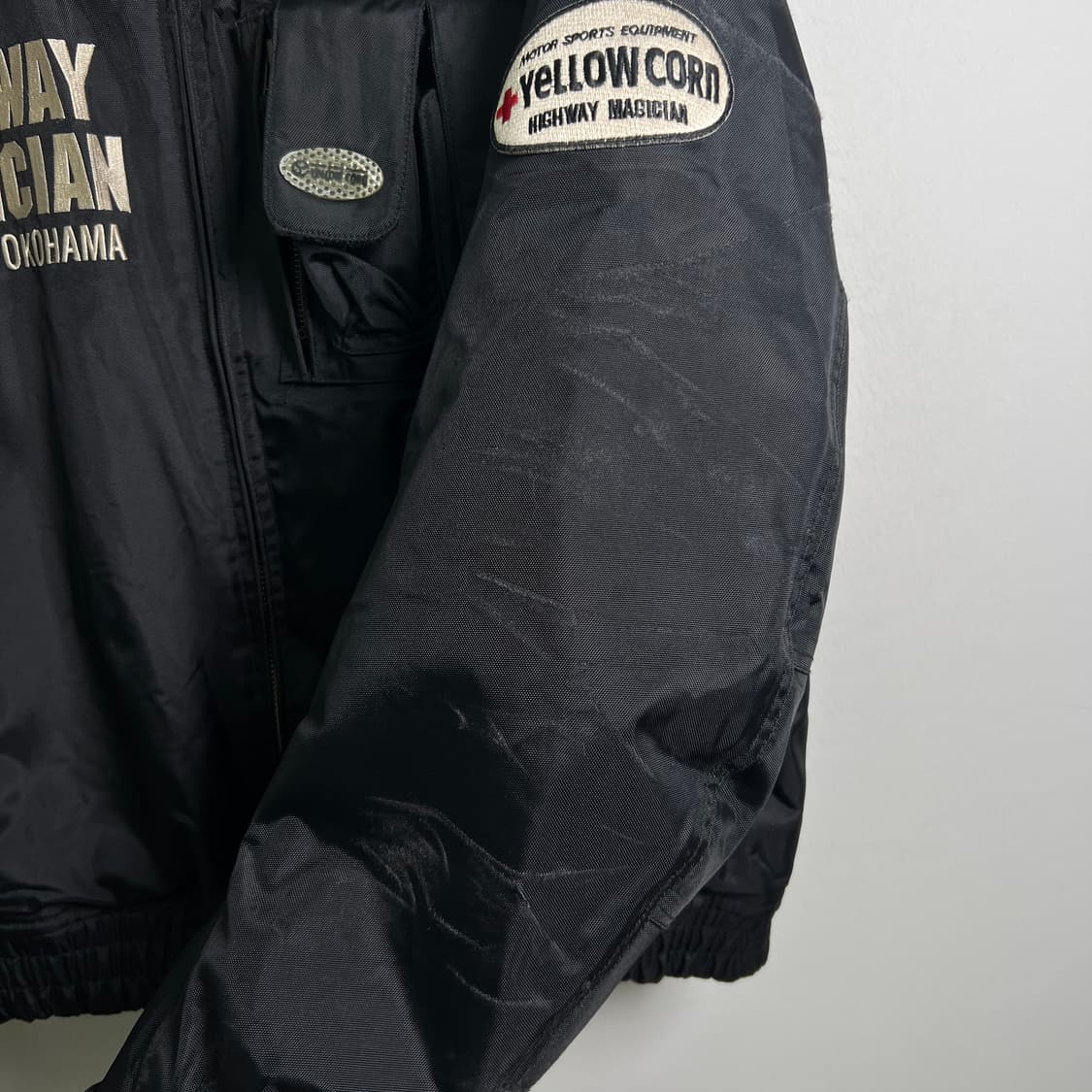 옐로우콘 블랙 모터사이클 레이싱 자켓 3L 상품이미지9