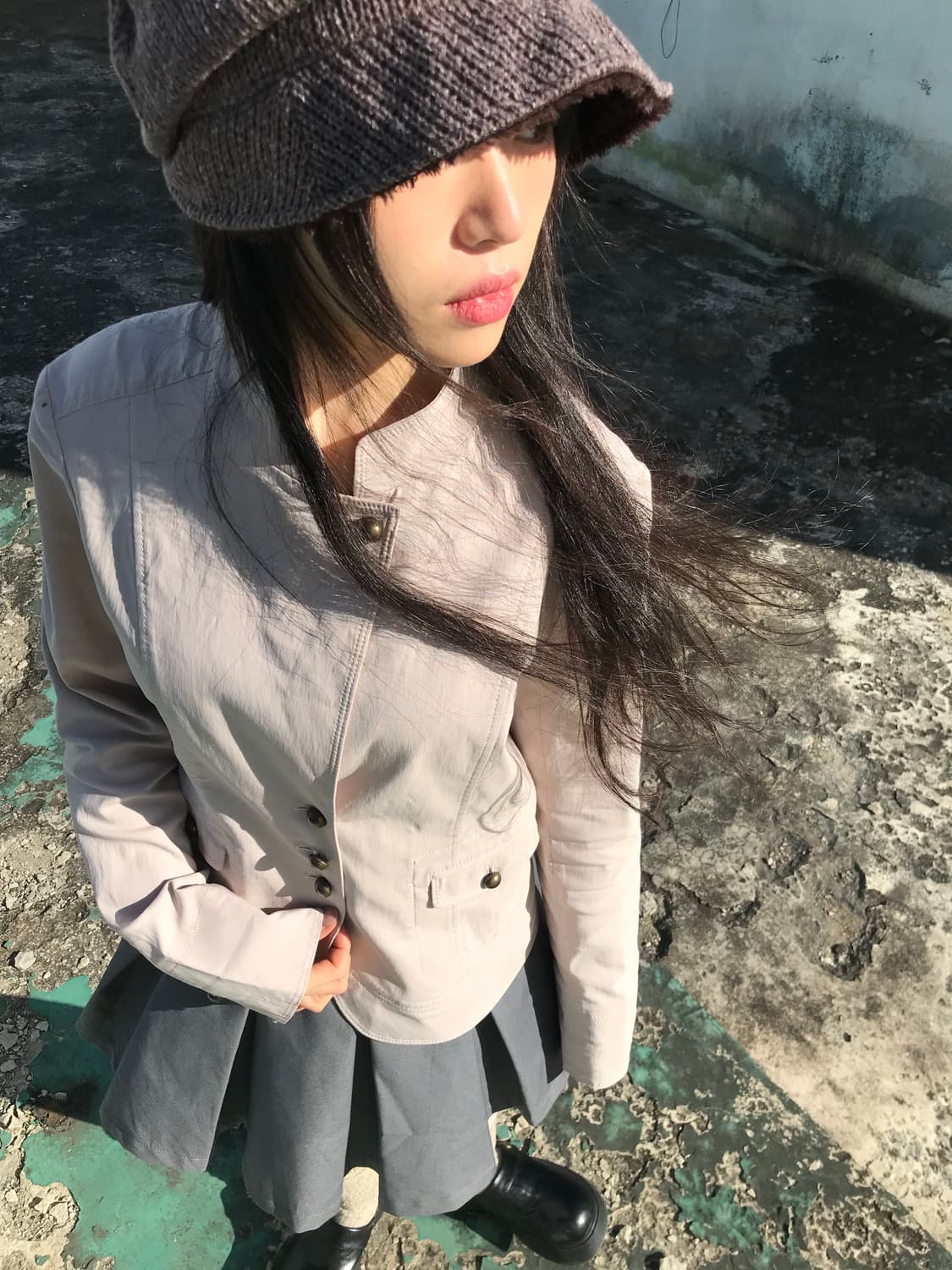 소프트 핑크 라이트 자켓 상품이미지5