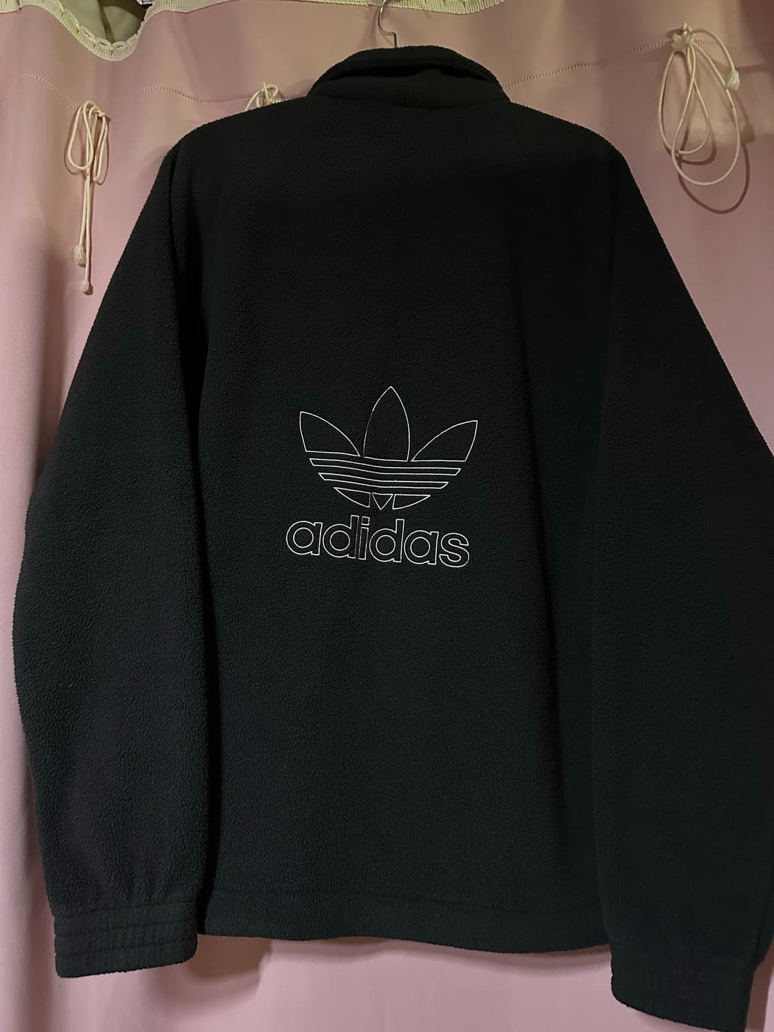 아디다스 반집업 아디다스 아노락 플리스 아디다스 불꽃 후리스 반집업 상품이미지1