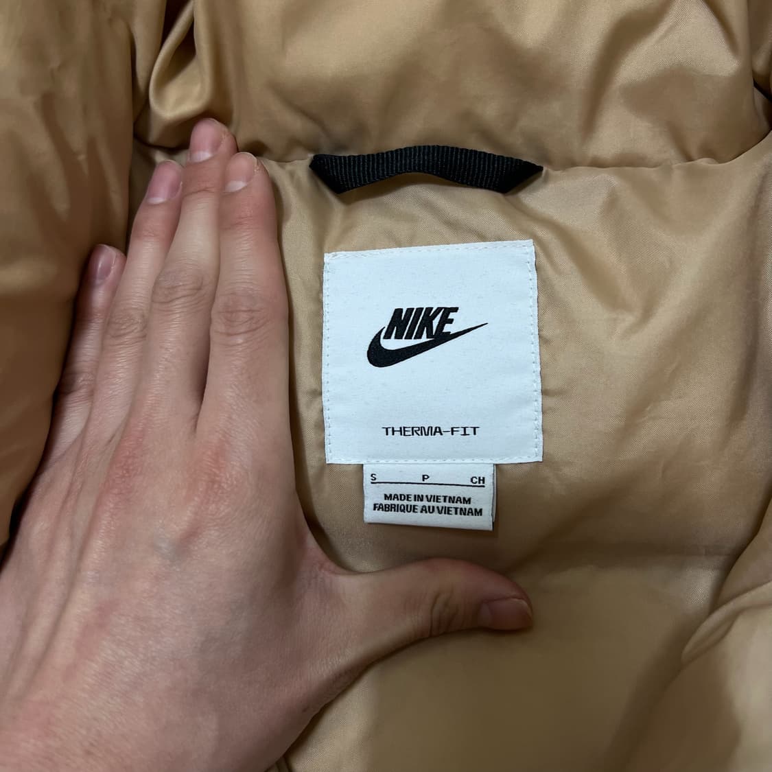 나이키 여성 써마핏 시티 덕다운 푸퍼 숏패딩 S  상품이미지5