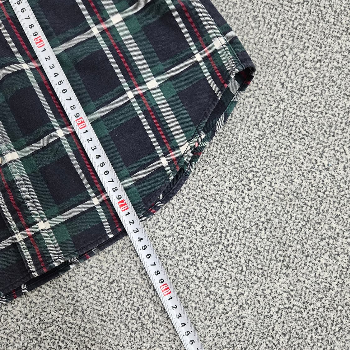 [L] 후부 FUBU 올드스쿨 그린 체크 셔츠 남방 1103JM2 상품이미지6