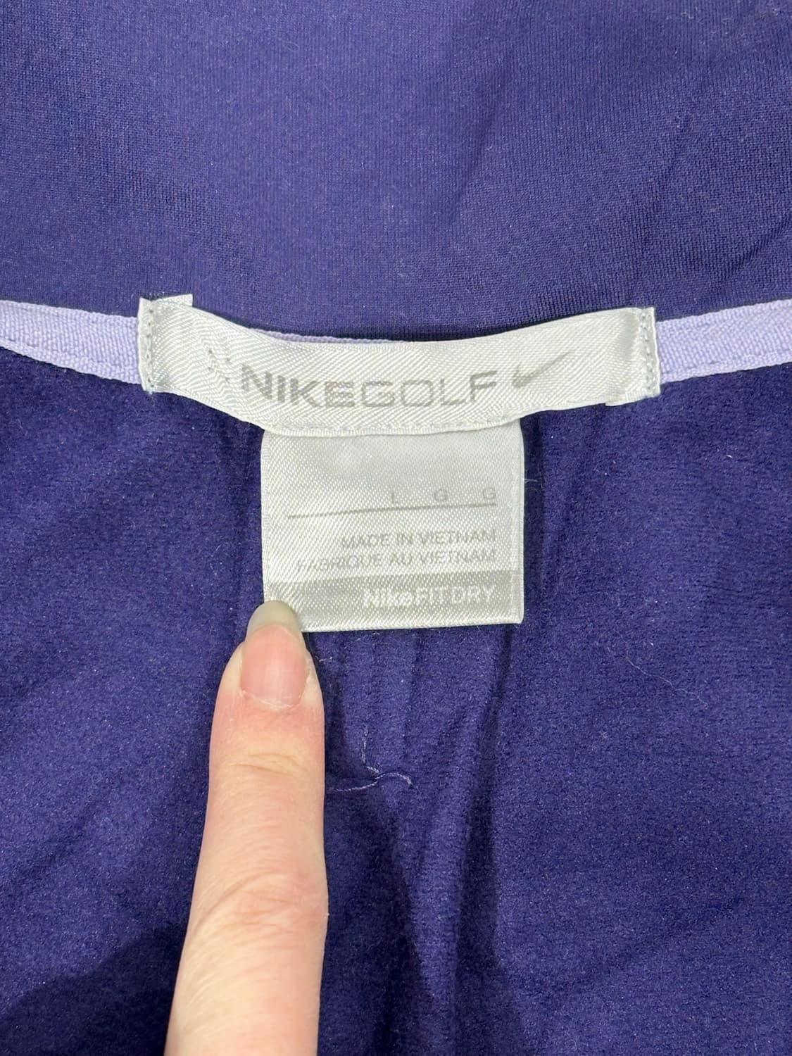 00s 나이키 퍼플 골프 사이드 라인 트랙탑 져지 90 상품이미지7