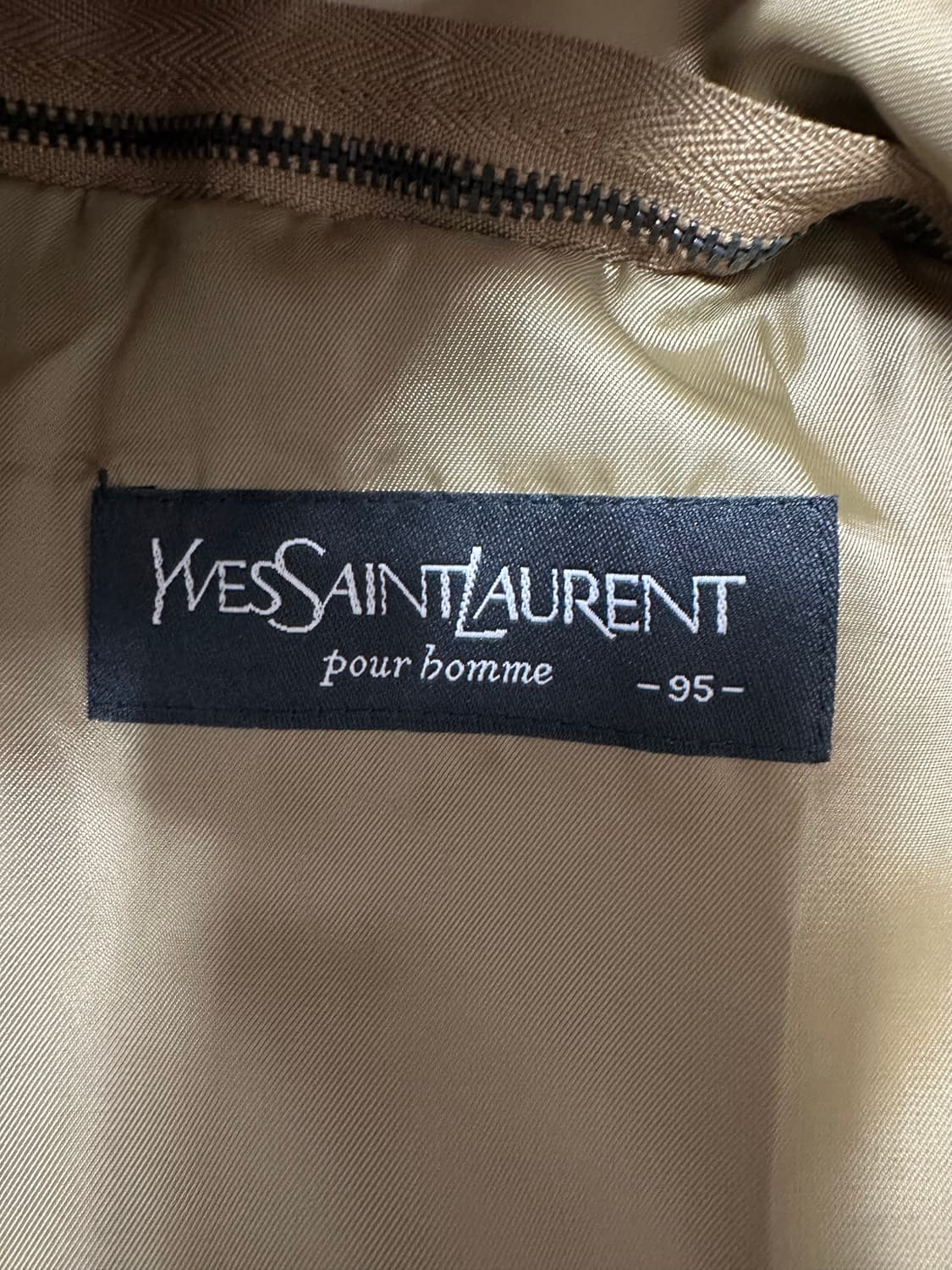 YSL 입생로랑 베이지 블루종 자켓 상품이미지8