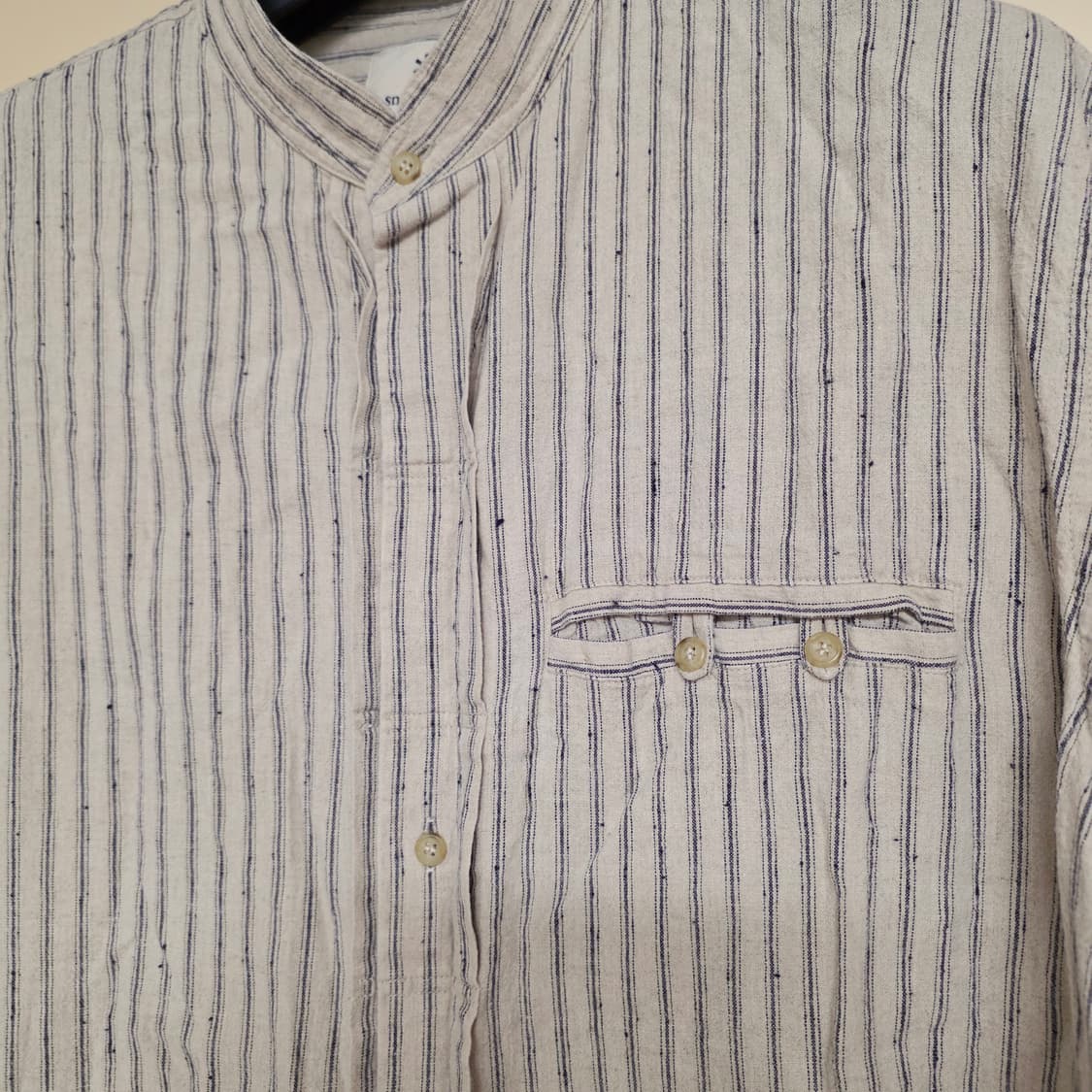 [XL] 스노우피크 재팬 린넨 스트라이프 셔츠 상품이미지7