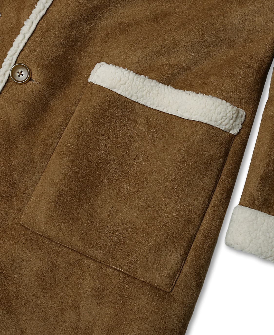 빔즈 [Beams] 베이직 & 익사이팅 무스탕 코트 시어링 자켓 상품이미지3