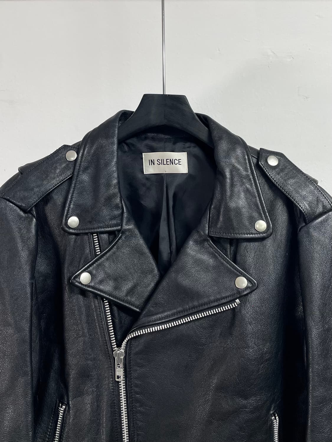 인사일런스 리얼레더 라이더 가죽자켓 (on.362) 상품이미지2