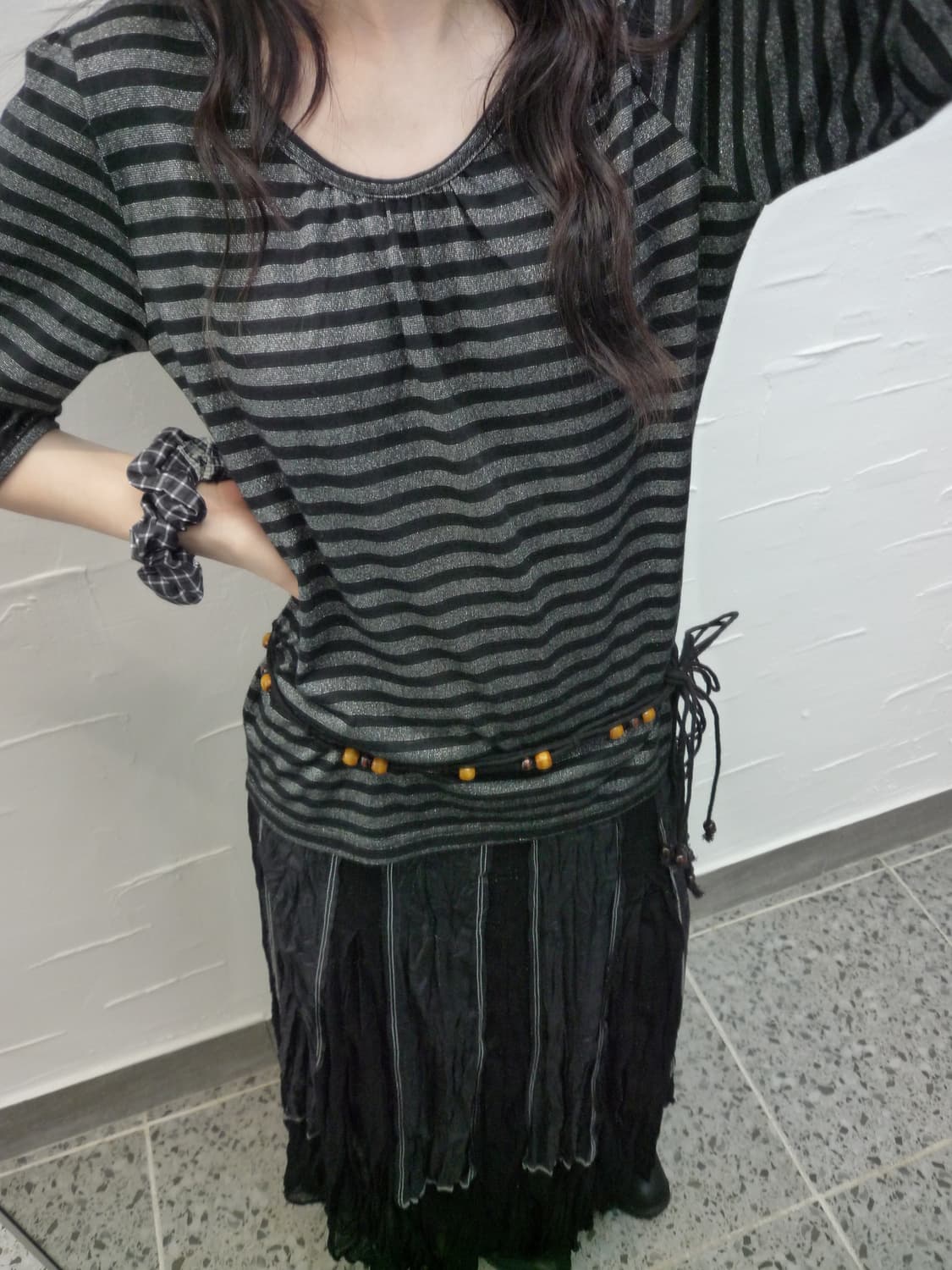 black perl stripe t-shirt 상품이미지2