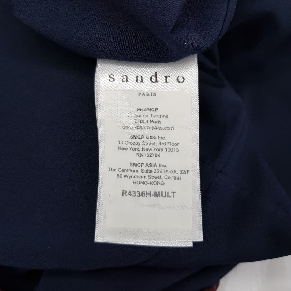 산드로 sandro 배색 플로럴 레이스 미니 원피스 1사이즈 상품이미지8