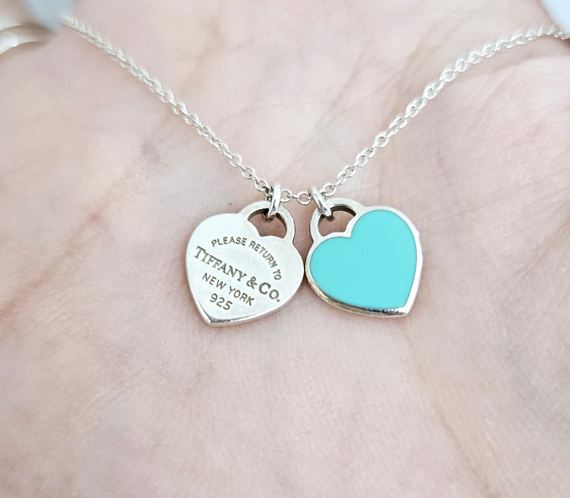 티파니앤코 리턴투 더블 하트 미니 민트 목걸이 [정품/풀구성] 상품이미지5