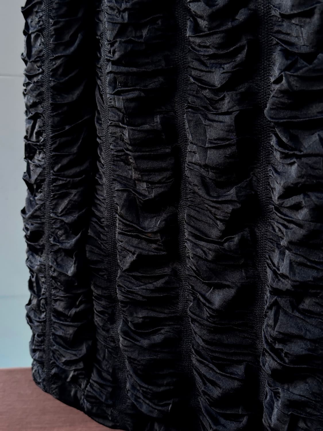 Volume shirring design long skirt 상품이미지8