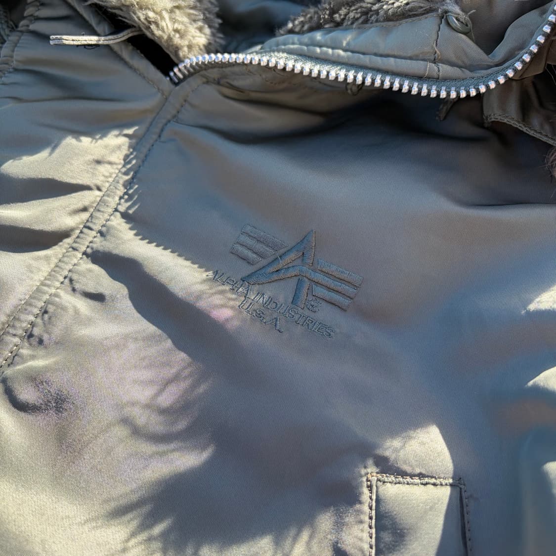 알파 인더스트리 빈티지 N-3B 익스트림 파카 XL 상품이미지5