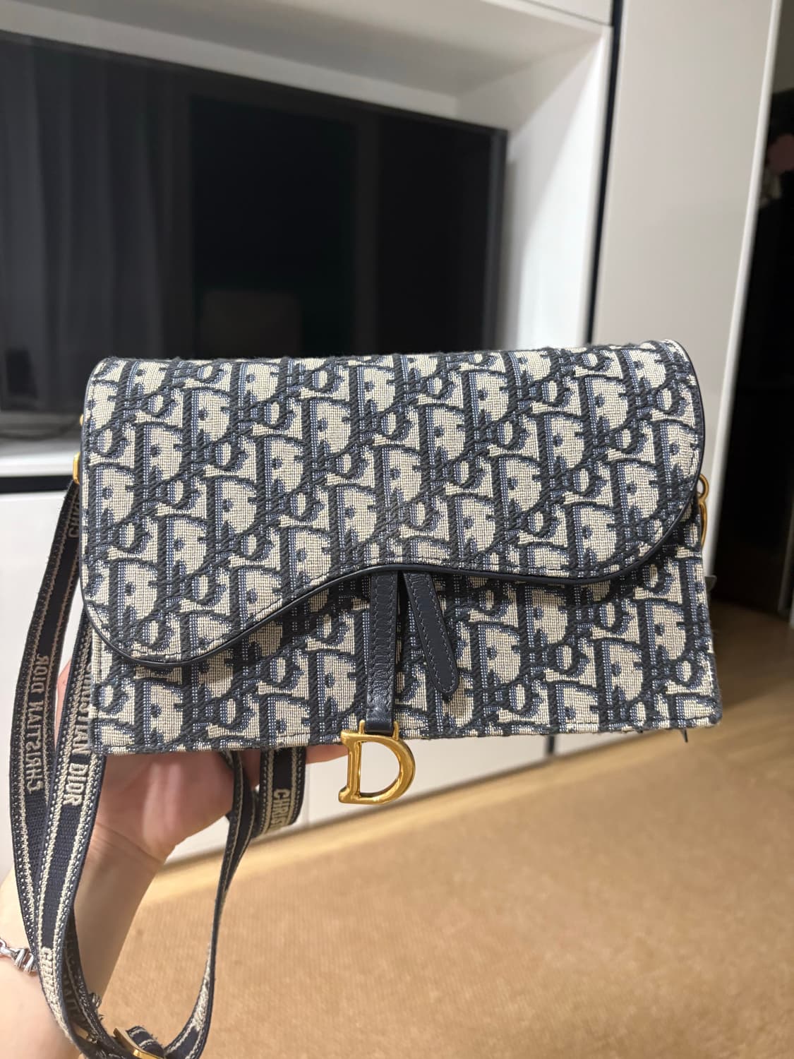 디올 새들 woc체인백 + 크로스끈 상품이미지4