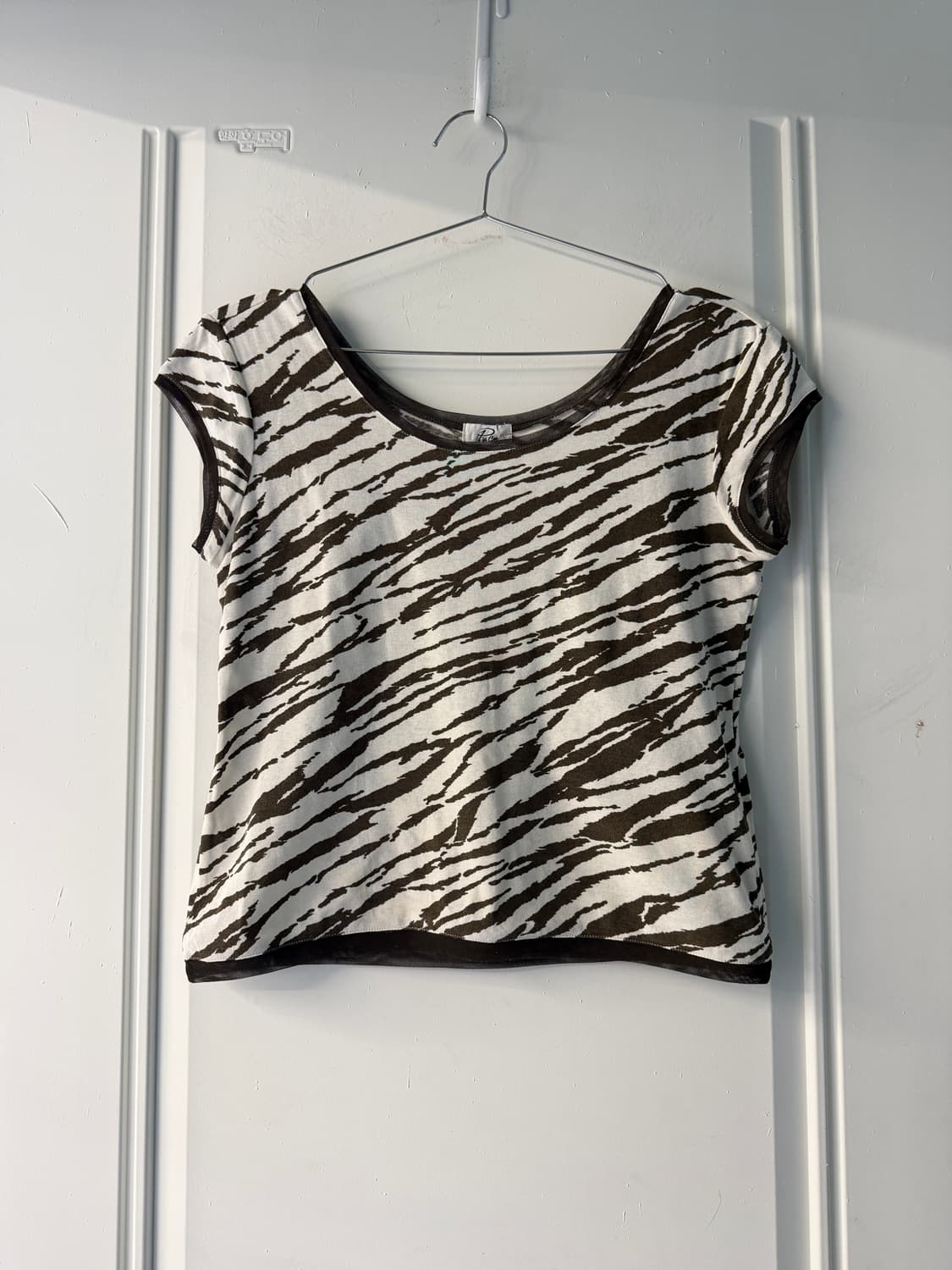 일본빈티지 y2k 지브리 슬림 탑 티셔츠 상품이미지4