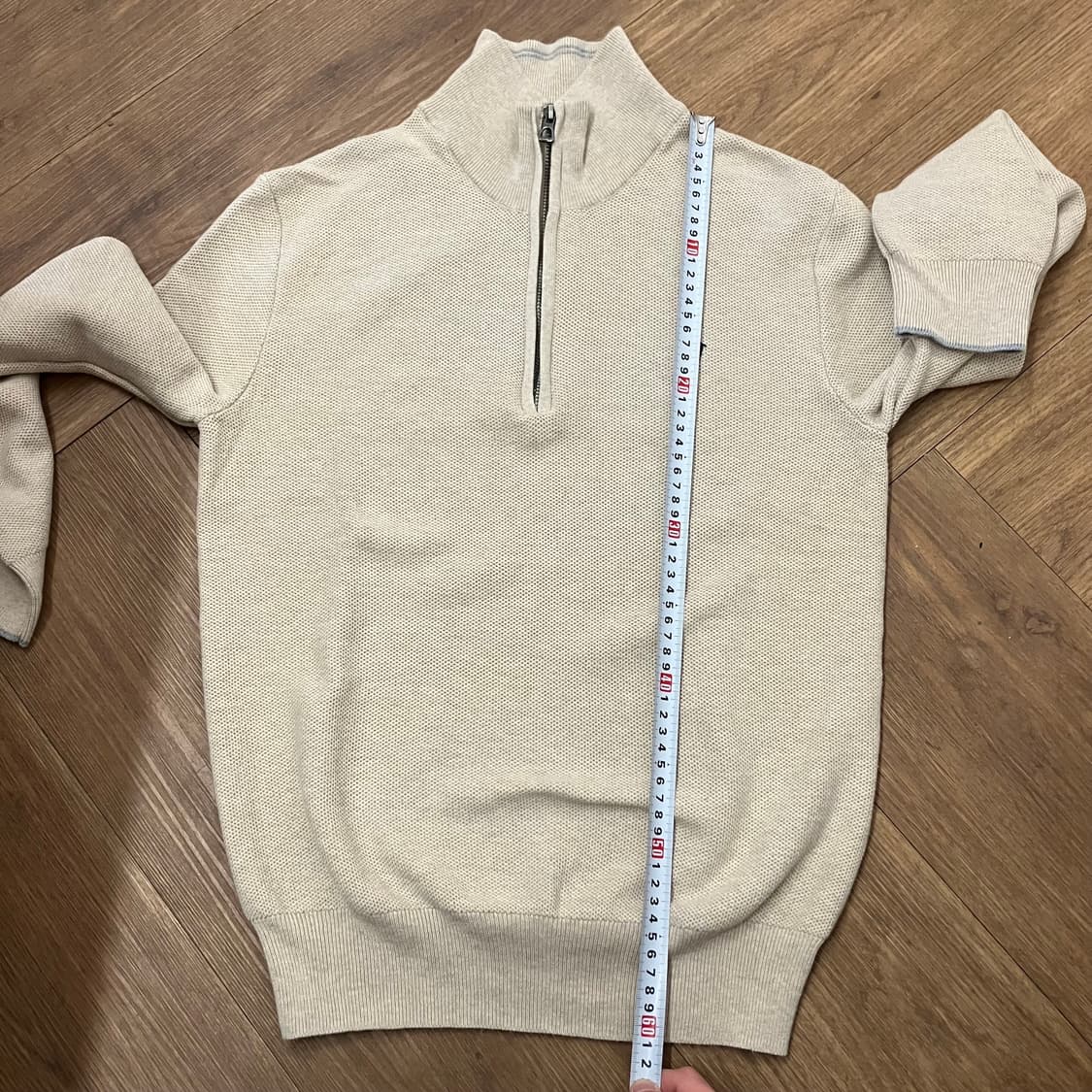 57 폴로 반집업 하프넥 코튼니트 상품이미지6