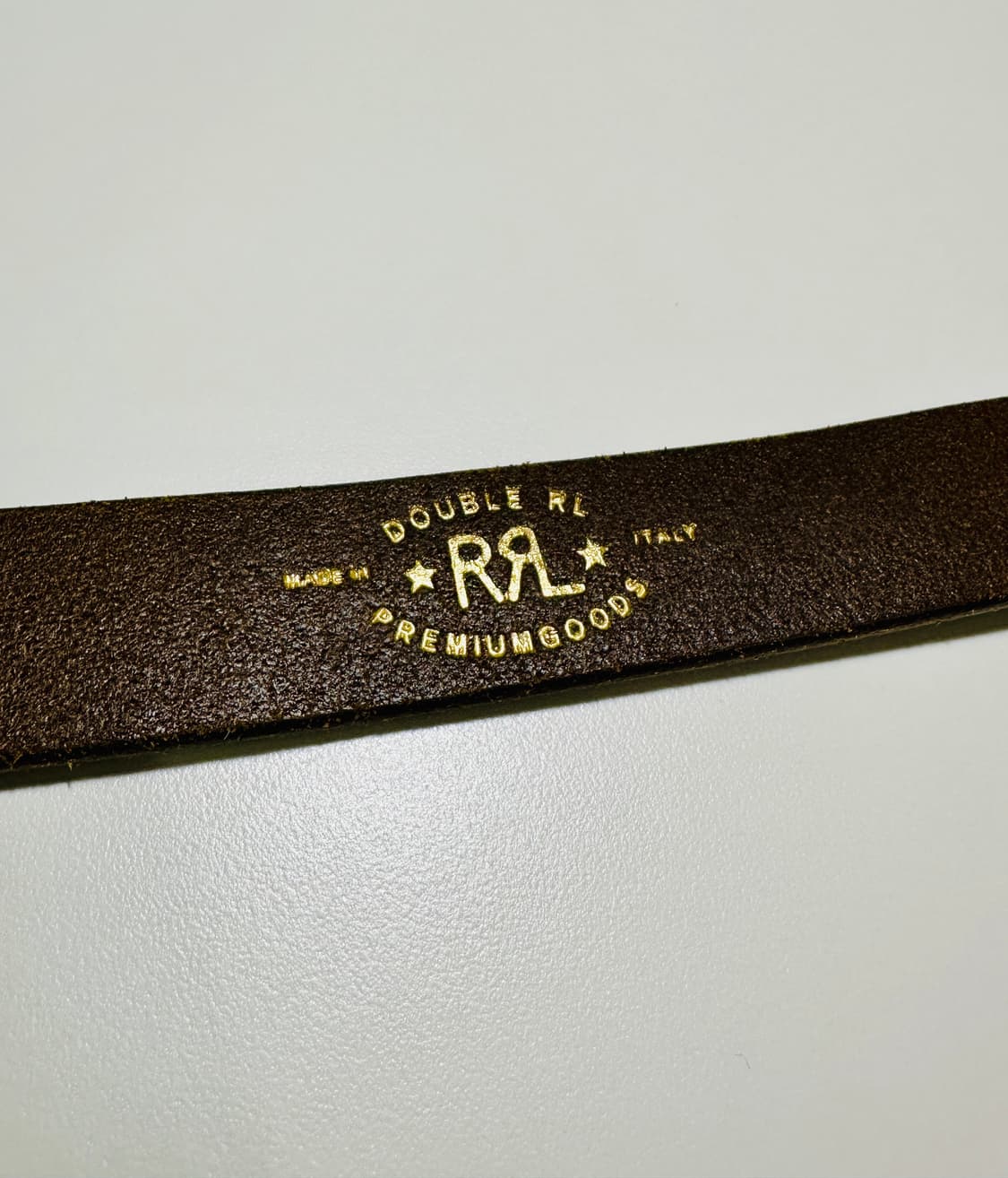 RRL 더블알엘 구형 빈센스 벨트 브라운 34사이즈 신품급 올드모델 상품이미지5
