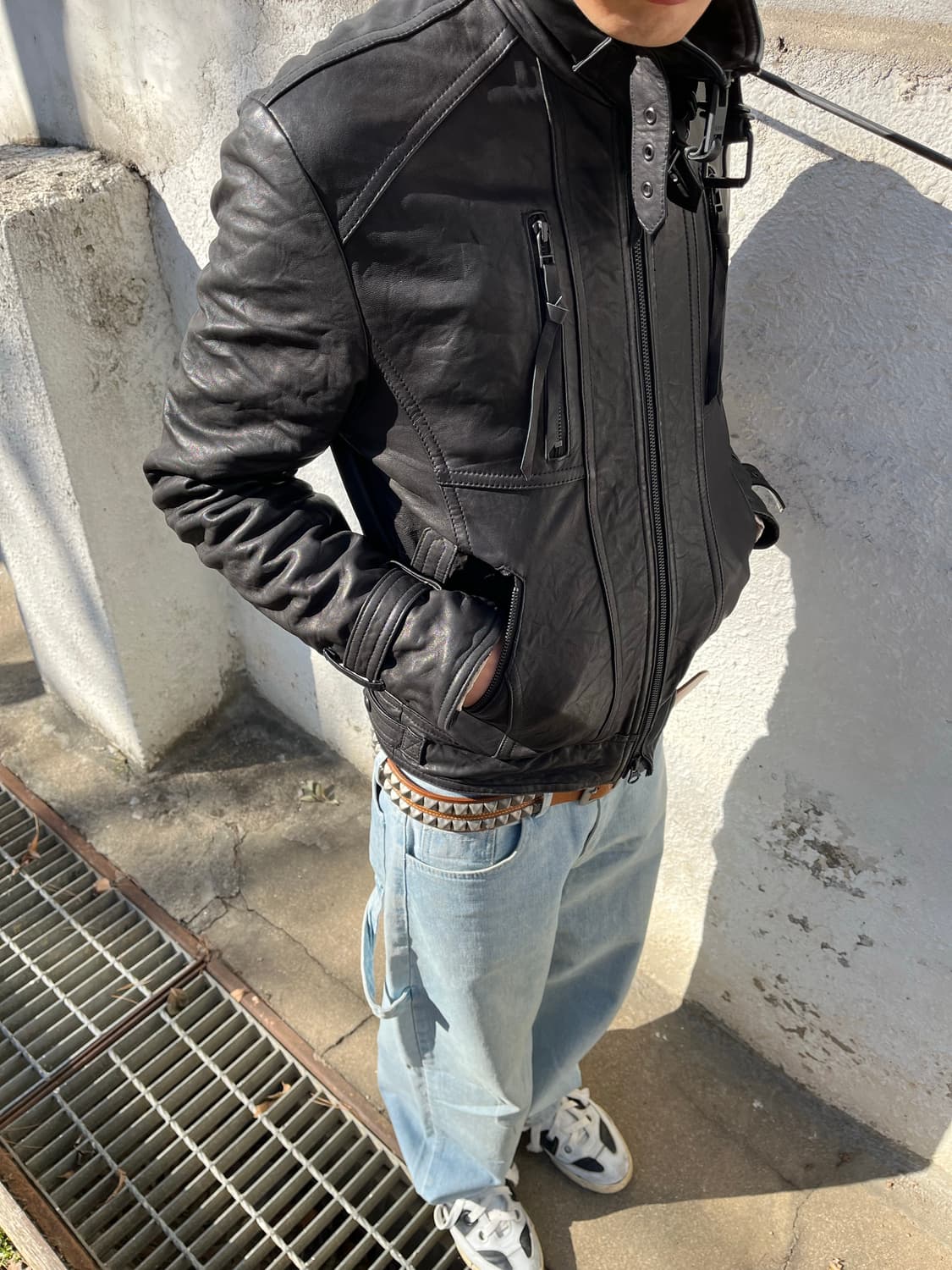 5351 Pour Les Hommes 램스킨 싱글 라이더 재킷 상품이미지8