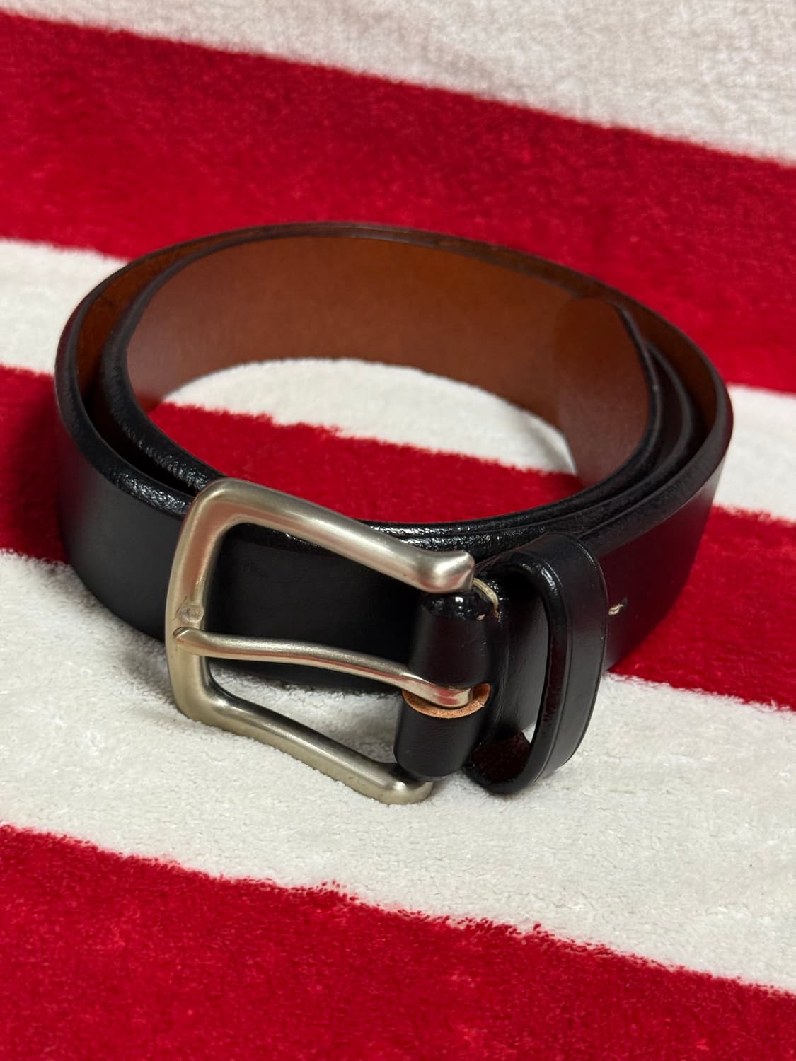 빈티지레더벨트 leather belt vintage베지터블 클래식가죽벨트 상품이미지2