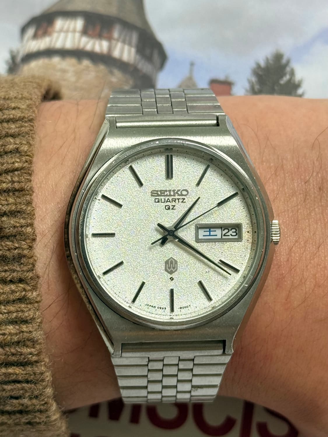 Seiko 세이코 QZ Quartz Day-Date Snow flake  상품이미지10